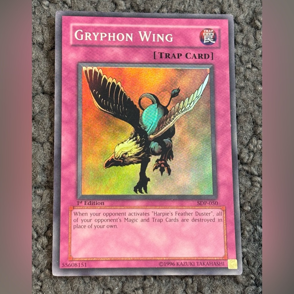Yu-Gi-Oh Gryphon Wing SDP-050 Foil Holo